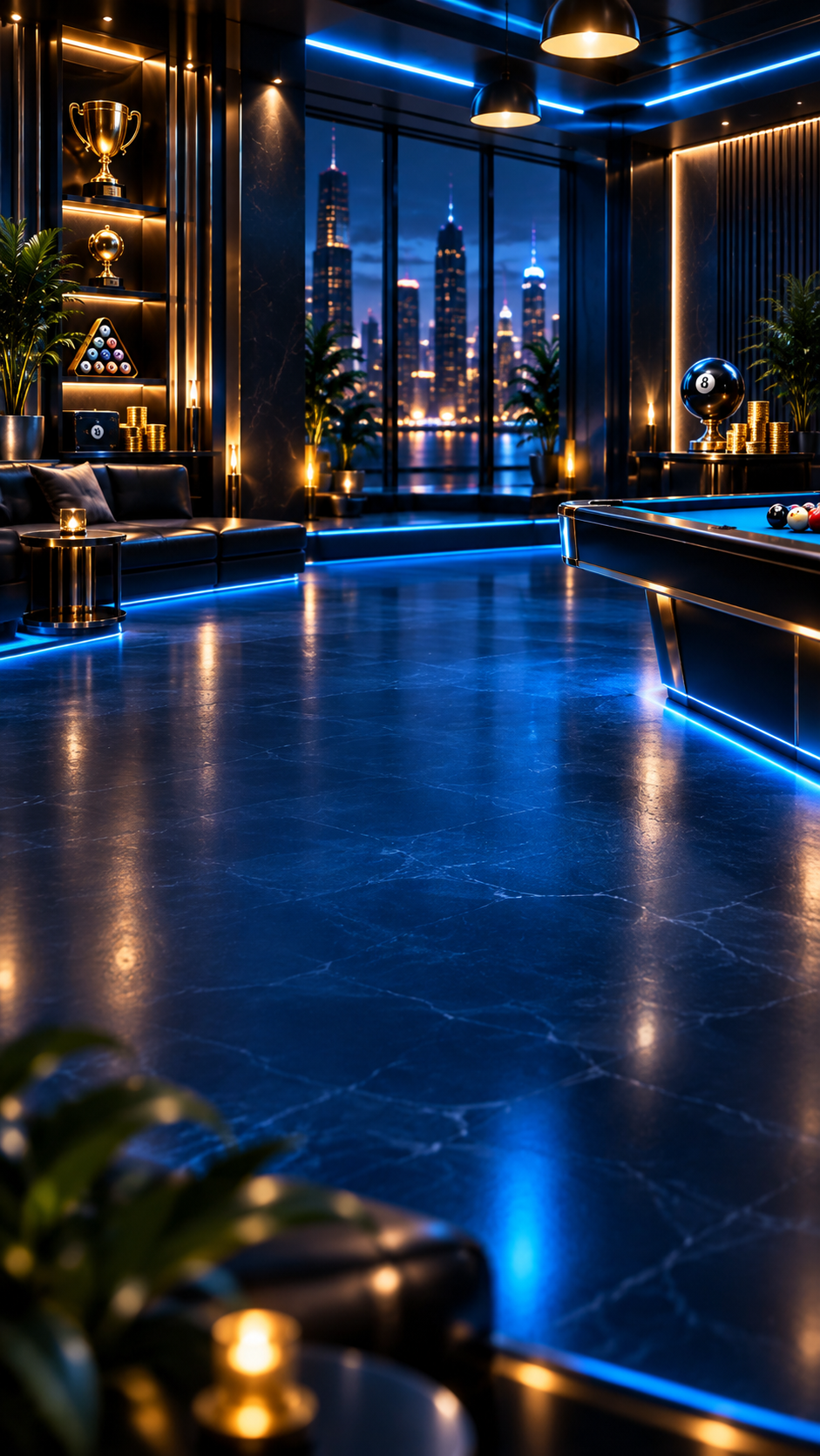 PoolHusle premium pool room